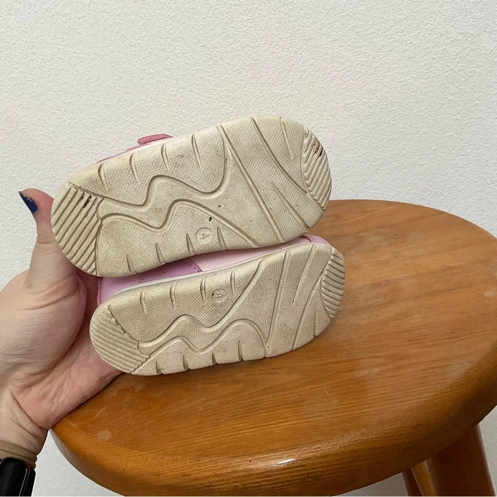 Carter's Dark, Light Pink Baby Girl Sneakers Size 4 Walking Solid Sole